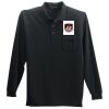 Long Sleeve Silk Touch Polo with Pocket Thumbnail