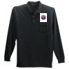 Long Sleeve Silk Touch Polo with Pocket Thumbnail