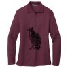 Ladies Silk Touch Long Sleeve Polo Thumbnail