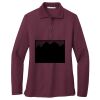 Ladies Silk Touch Long Sleeve Polo Thumbnail