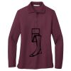 Ladies Silk Touch Long Sleeve Polo Thumbnail