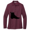 Ladies Silk Touch Long Sleeve Polo Thumbnail