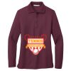 Ladies Silk Touch Long Sleeve Polo Thumbnail