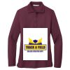 Ladies Silk Touch Long Sleeve Polo Thumbnail