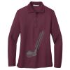 Ladies Silk Touch Long Sleeve Polo Thumbnail