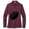Ladies Silk Touch Long Sleeve Polo Thumbnail