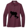 Ladies Silk Touch Long Sleeve Polo Thumbnail