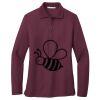 Ladies Silk Touch Long Sleeve Polo Thumbnail