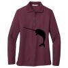 Ladies Silk Touch Long Sleeve Polo Thumbnail