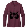 Ladies Silk Touch Long Sleeve Polo Thumbnail