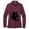 Ladies Silk Touch Long Sleeve Polo Thumbnail