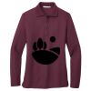 Ladies Silk Touch Long Sleeve Polo Thumbnail