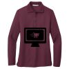 Ladies Silk Touch Long Sleeve Polo Thumbnail
