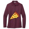 Ladies Silk Touch Long Sleeve Polo Thumbnail