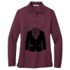 Ladies Silk Touch Long Sleeve Polo Thumbnail
