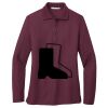 Ladies Silk Touch Long Sleeve Polo Thumbnail