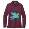 Ladies Silk Touch Long Sleeve Polo Thumbnail