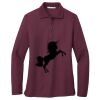 Ladies Silk Touch Long Sleeve Polo Thumbnail