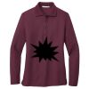 Ladies Silk Touch Long Sleeve Polo Thumbnail