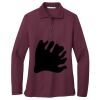 Ladies Silk Touch Long Sleeve Polo Thumbnail
