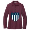 Ladies Silk Touch Long Sleeve Polo Thumbnail