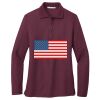 Ladies Silk Touch Long Sleeve Polo Thumbnail